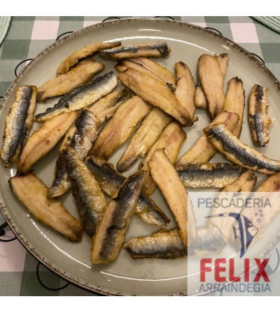 Boquerones cocinados